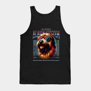 Bark Alert Briard Dog Tank Top